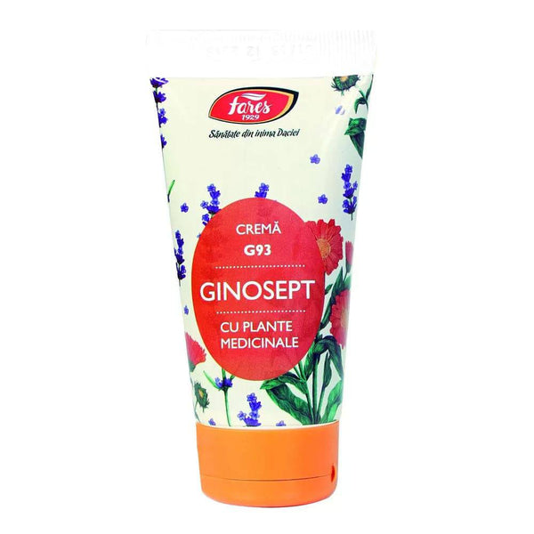 Crema Ginosept cu plante medicinale, G93, 50 ml, Fares - Delumani - Magazin Online Romanesc 