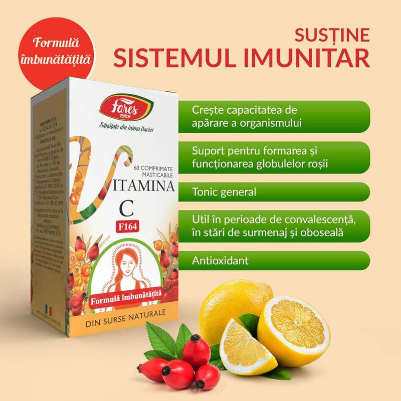 Vitamina C naturala, F164, Fares - Delumani - Magazin Online Romanesc 