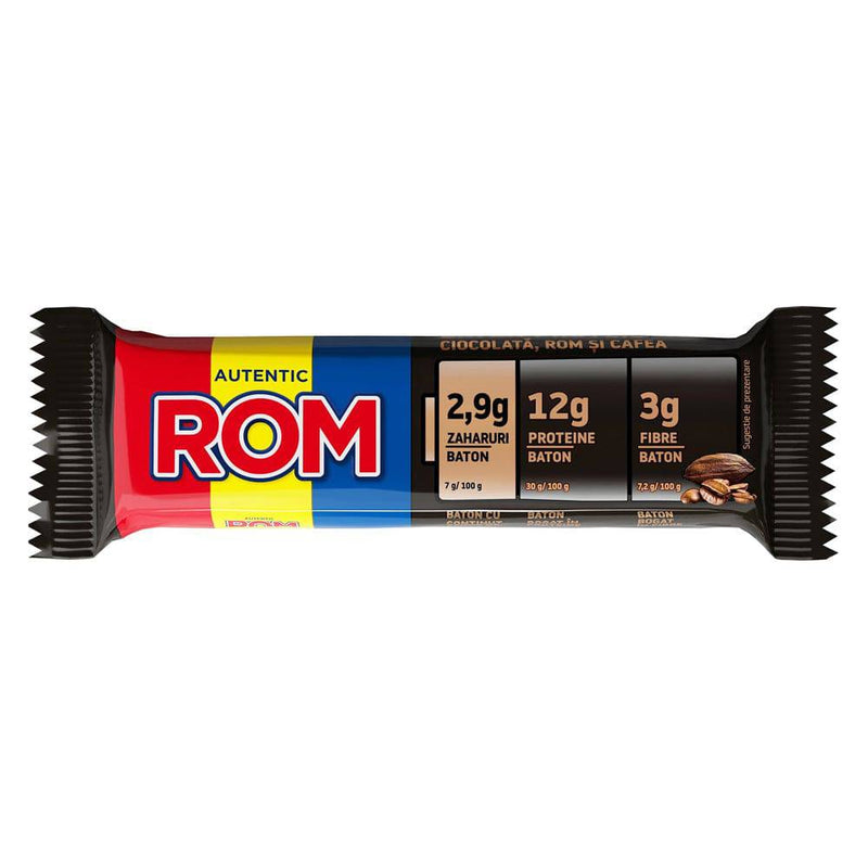 Rom baton cu proteine ciocolata, rom si cafea - Delumani - Magazin Online Romanesc 