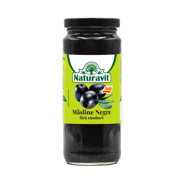 Masline negre fara samburi Naturavit - Delumani - Magazin Online Romanesc 