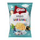 Phoenixy Pufuleti cu super surprize pentru băieți, snack dulce cu puf din porumb și surprize speciale pentru copii.
