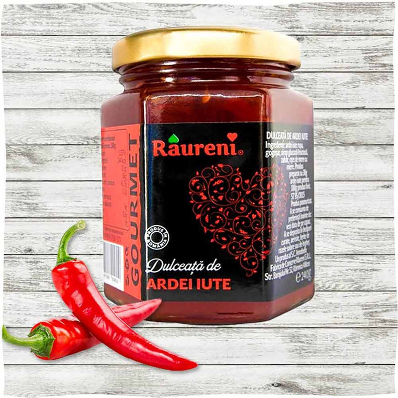 Dulceata de ardei iute Raureni - Delumani - Magazin Online Romanesc 
